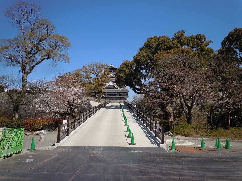 熊本城 スロープ工事